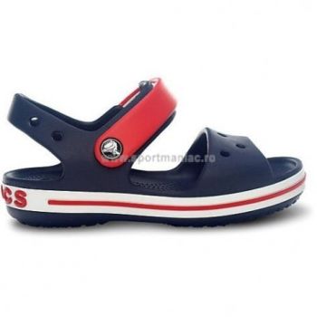 Sandale Crocs Crocband Sandal Bleumarin - Navy/Red ieftine