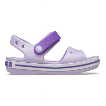 Sandale Crocs Crocband Sandal Mov - Lavender/Neon Purple de firma originale