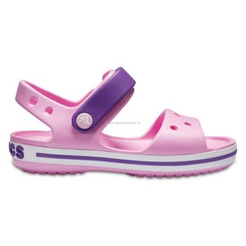 Sandale Crocs Crocband Sandal Roz - Carnation/Amethyst ieftine