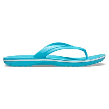 Slapi Crocs Crocband Flip Albastru deschis - Digital Aqua de firma originali