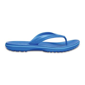 Slapi Crocs Crocband Flip Albastru - Ocean ieftini