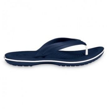 Slapi Crocs Crocband Flip Bleumarin - Navy ieftini