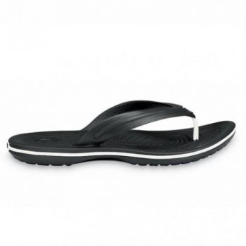 Slapi Crocs Crocband Flip Negru - Black ieftini