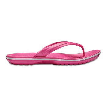 Slapi Crocs Crocband Flip Roz - Paradise Pink de firma originali