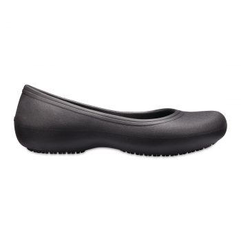 Balerini Crocs At Work Flat Negru - Black de firma originali