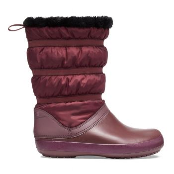 Cizme Crocs Crocband Winter Boot Bordo - Burgundy ieftine