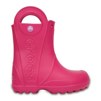 Cizme Crocs Handle It Rain Boot Roz - Candy Pink ieftine