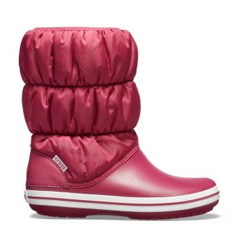 Cizme Crocs Winter Puff Boot Rosu - Pomegranate de firma originale
