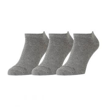 Șosete Fundango No-Show Basic Set 3 perechi Gri - Grey de firma originale