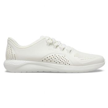 Pantofi Crocs Men's LiteRide Pacer Alb - Almost White