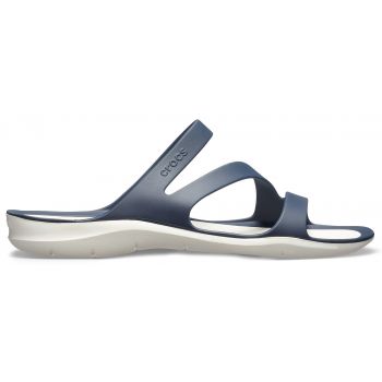 Papuci Crocs Swiftwater Sandal W Albastru - Navy/White ieftini