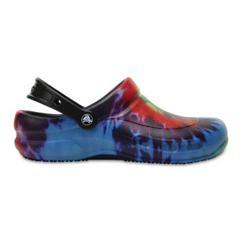 Saboti Crocs Bistro Graphic Clog Multicolor - Black/Multi ieftini