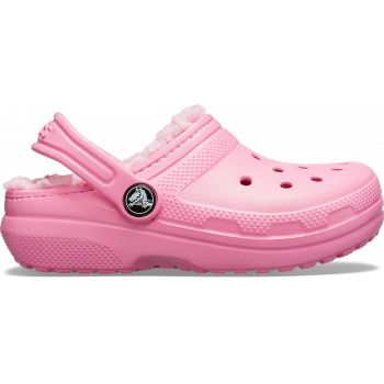 Saboti Crocs Classic Lined Kids Roz - Pink Lemonade de firma originali