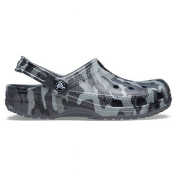 Saboti Crocs Classic Printed Camo Clog Gri - Slate Grey/Multi de firma originali