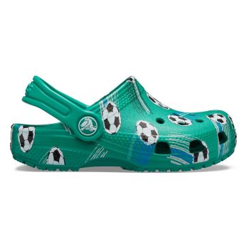 Saboti Crocs Classic Sport Ball Clog Verde - Deep Green ieftini