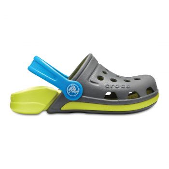 Saboti Crocs Electro III Gri - Slate Grey/Tennis Ball Green ieftini