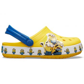 Saboti Crocs Fun Lab Minions Multi Clog Galben - Yellow