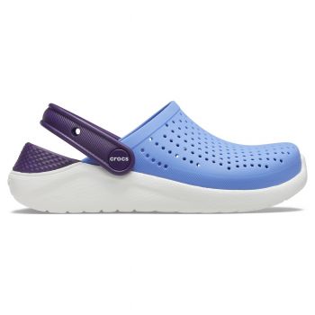 Saboti Crocs Kids' LiteRide Clog Albastru - Lapis/Mulberry ieftini