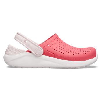 Saboti Crocs Kids' LiteRide Clog Roz - Poppy/White