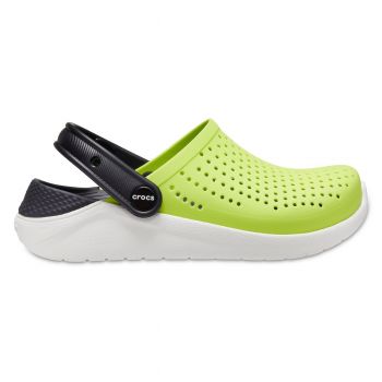 Saboti Crocs Kids' LiteRide Clog Verde - Lime Punch/Black