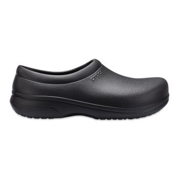 Saboti Crocs On The Clock Work Slip-On Negru - Black de firma originali