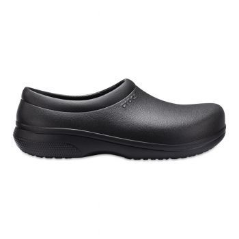 Saboti Crocs On The Clock Work Slip-On Negru - Black ieftini