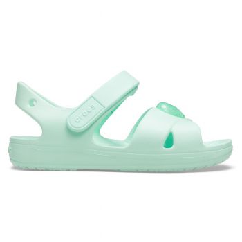 Sandale Crocs Classic Cross Strap Sandal PS Verde - Neo Mint ieftine