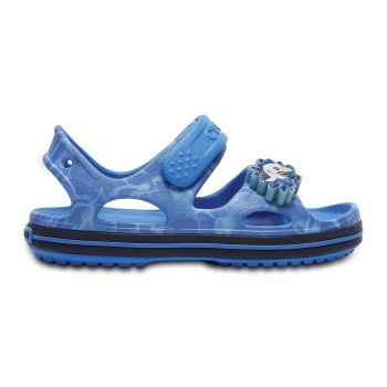 Sandale Crocs Crocband II LED Sandal Albastru - Cerulean Blue ieftine