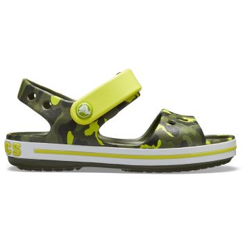 Sandale Crocs Crocband Seasonal Graphic Sandal Galben - Citrus ieftine