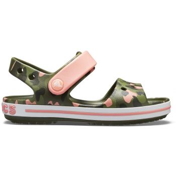 Sandale Crocs Crocband Seasonal Graphic Sandal Pepene galben - Melon ieftine