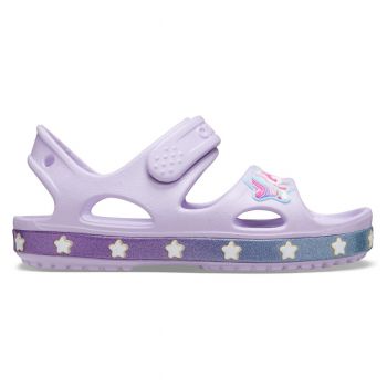 Sandale Crocs Fun Lab Unicorn Charm Sandal Mov - Lavender ieftine