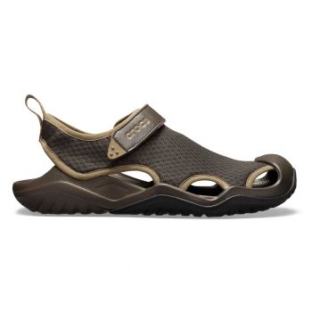 Sandale Crocs Swiftwater Mesh Deck Sandal Maro - Espresso