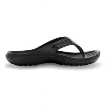 Slapi Crocs Baya Flip Negru - Black ieftini