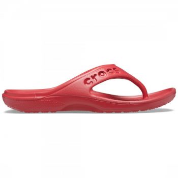 Slapi Crocs Baya Flip Rosu - Pepper de firma originali