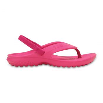Slapi Crocs Classic Flip Kids Roz - Candy Pink de firma originali