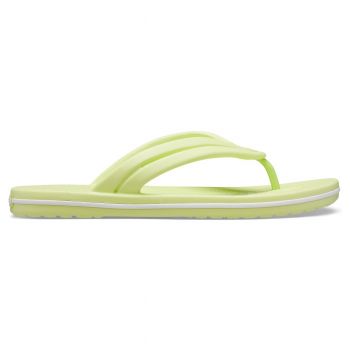 Slapi Crocs Women's Crocband Flip Galben - Lime Zest