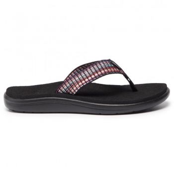 Slapi Teva Voya Flip Women Multicolor - Bar Street Multi Black