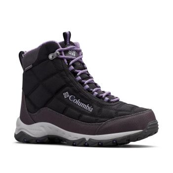 Columbia Firecamp Boot Waterproof Women Negru - Black/Plum de firma originale