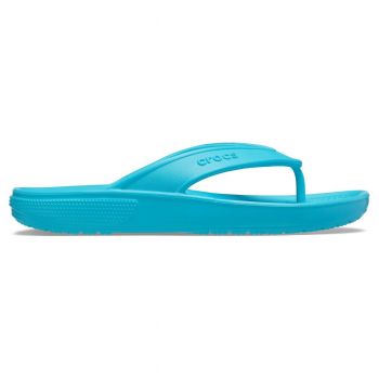 Șlapi Crocs Classic II Flip Albastru deschis - Digital Aqua ieftini