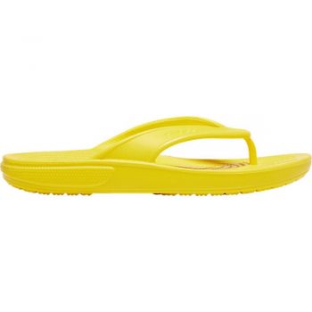 Șlapi Crocs Classic II Flip Galben - Lemon de firma originali