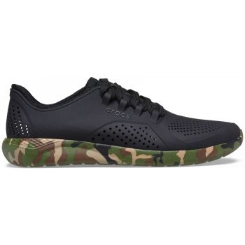 Pantofi Crocs Men's LiteRide Printed Camo Pacer Negru - Black/Multi ieftina