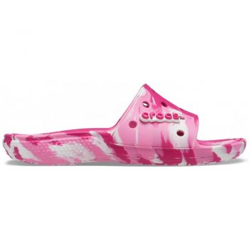 Papuci Classic Crocs Marbled Slide Roz - Candy Pink/Pink Lemonade ieftini