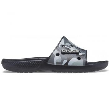 Papuci Classic Crocs Printed Camo Slide Negru - Black de firma originali