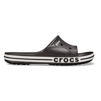 Papuci Crocs Bayaband Slide Negru - Black/White de firma originali