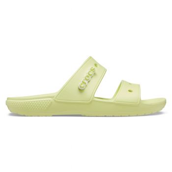 Papuci Crocs Classic Crocs Sandal Galben - Lime Zest ieftini