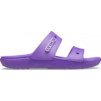 Papuci Crocs Classic Crocs Sandal Mov - Neon Purple ieftini