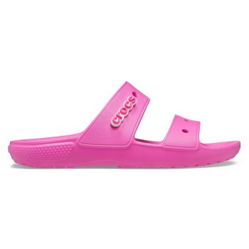 Papuci Crocs Classic Crocs Sandal Roz - Electric Pink de firma originali