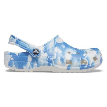 Saboți Crocs Classic Out of this World II Clog Alb - White ieftini