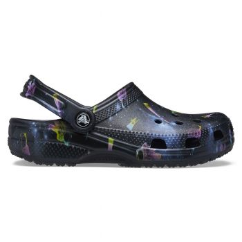 Saboți Crocs Classic Out of this World II Clog Negru - Black de firma originali