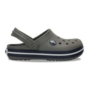 Saboți Crocs Crocband Kid's New Clog Gri - Smoke/Navy de firma originali